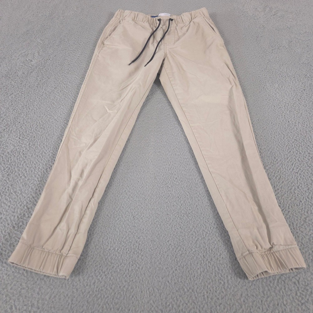 Old Navy Pants Mens Small Built-In Flex Modern Jogger Tapered Leg Cotton Twill